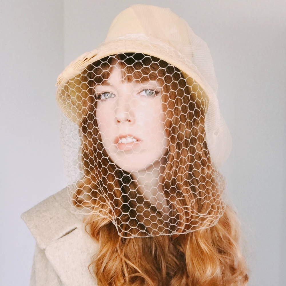Vintage 1950s Noreen Fashion Hat with Veil